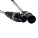 ACCU CABLE AC3PDMX3PRO Cable DMX XLR 3 Pines 0.9mt