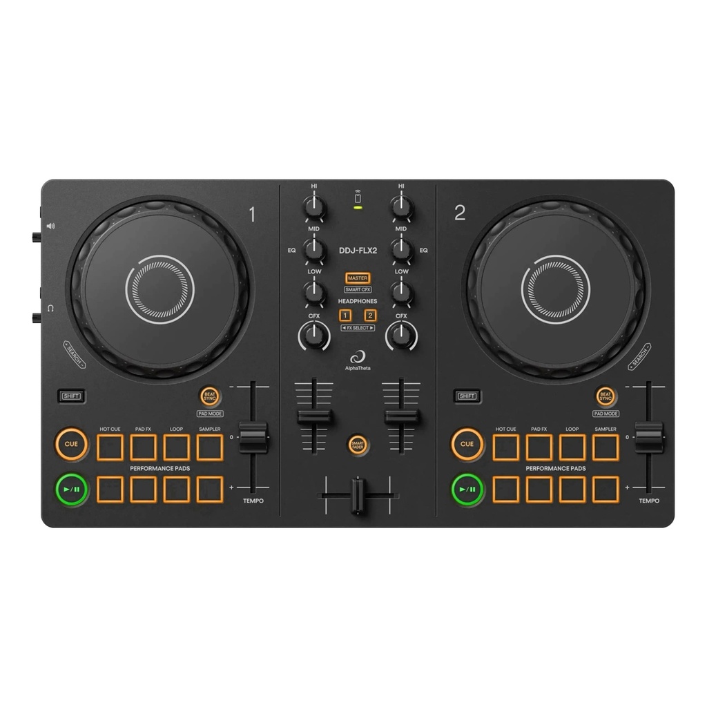 AlphaTheta DDJ-FLX2 CONTROLADOR DJ DE 2 CANALES PROFESIONAL