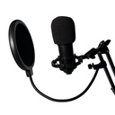 CHINO BM800 Micrófono Estudio Grabación De Condensador Con Paral Tipo Radio y Antipop