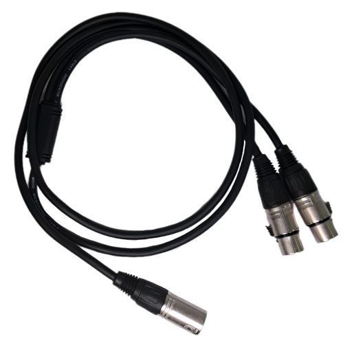 [SA-C1-5FT] SAYPRO SA-C1-5FT Cable De Audio XLR Macho a Dos XLR Hembra