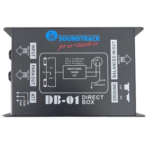 [DB-01] SOUNDTRACK DB-01 DIRECT BOX CAJA DIRECTA PASIVA