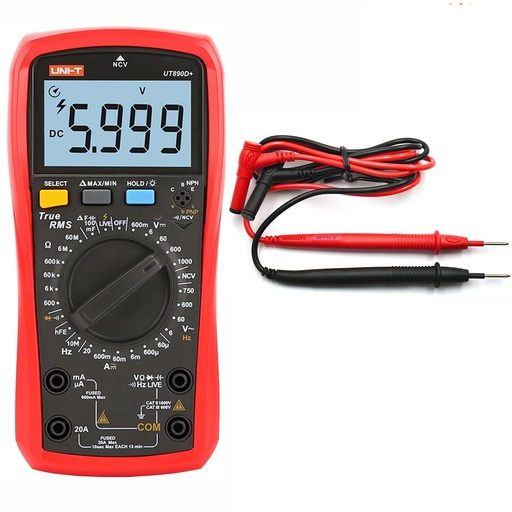 [UT890D+] UNI-T UT890D+ TESTER MULTIMETRO CAPACIMETRO DIGITAL DC