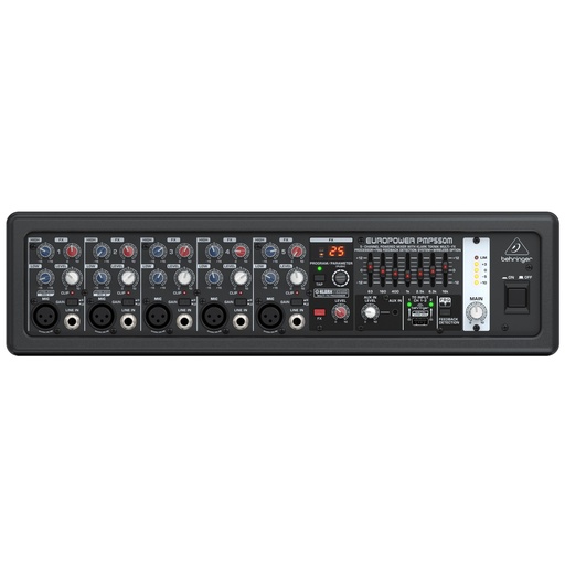 [PMP550M] BEHRINGER CONSOLA AMPLIFICADA 5 CANALES 500W