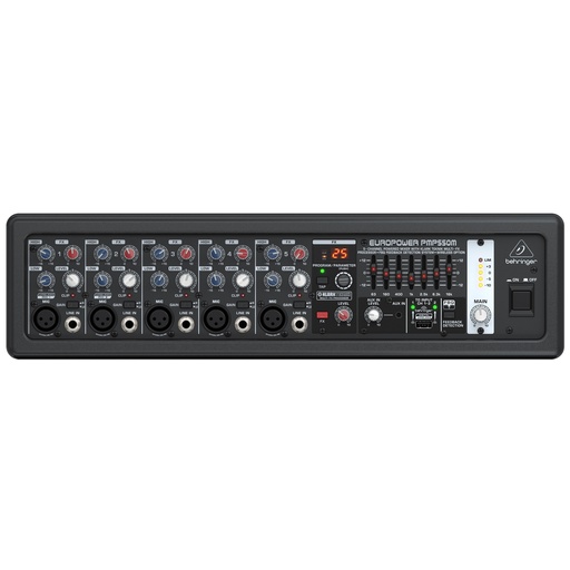 [PMP550M] BEHRINGER PMP550M Consola Amplificada 500W 5 Entradas