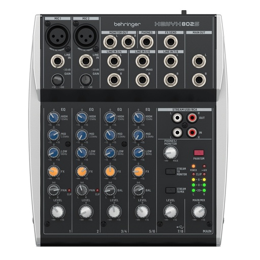 [XENYX 802S] BEHRINGER XENYX 802S CONSOLA 8 ENTRADAS