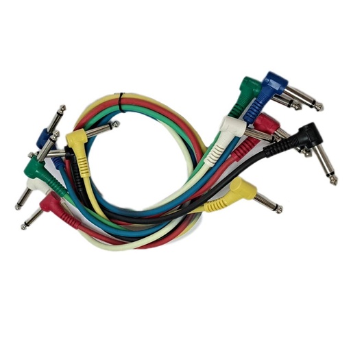[SA-C43-PACH] SAYPRO SA-C43-PACH Cable De Audio Plug a Plug Para Pacheo Juego de 6 0.5mt