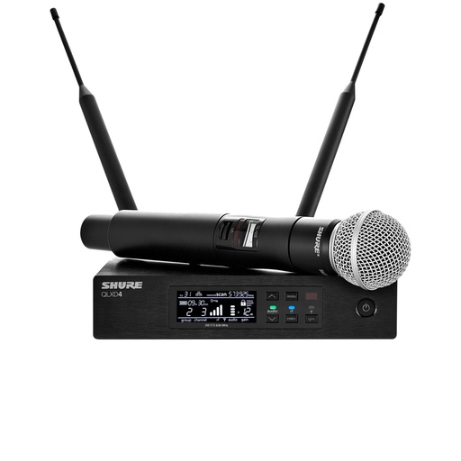 [QLXD24/SM58] SHURE QLXD2/SM58 Micrófono Inalámbrico con trasmisor