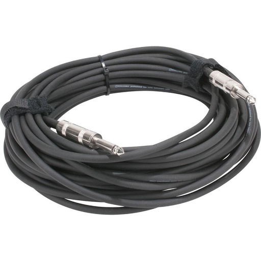 [QTR50] ACCU CABLE QTR50 Cable de instrumentos Plug Mono a Plug Mono 15mts