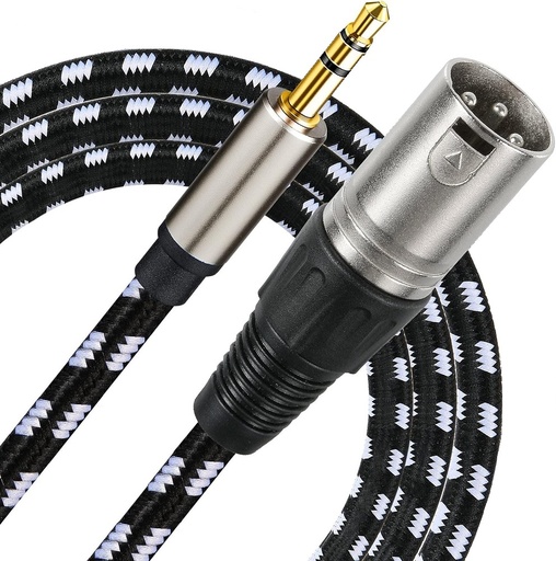 [X0035QRB8B] SOUND HARBOR Cable De Audio Mini Plug Estéreo a XLR Hembra 1mts