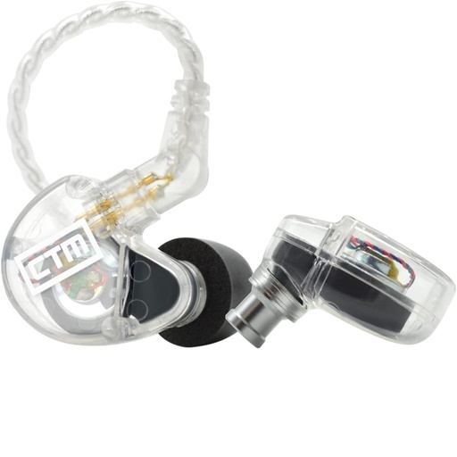 [CE110] CTM Auriculares intrauditivos Audífonos De Monitoreo Alta Fidelidad IEM Con Cable Desmontable