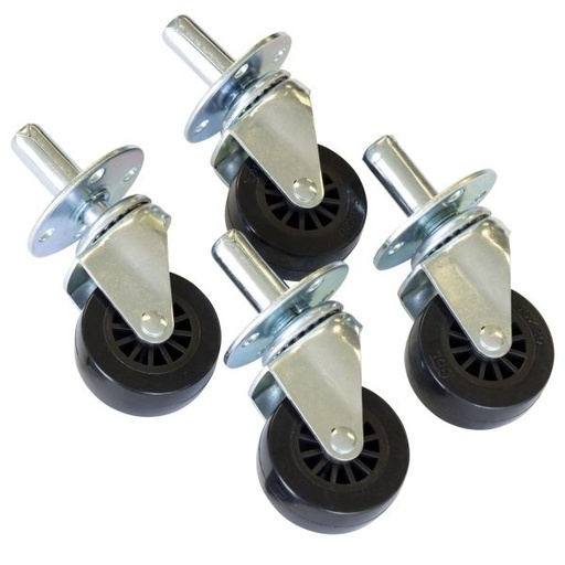 [POP OUT CASTER SET] Ruedas Para Amplificador De Instrumento Musical (Guitarra/bajo/Teclado) Set de 4 Con Base Quita y Pon