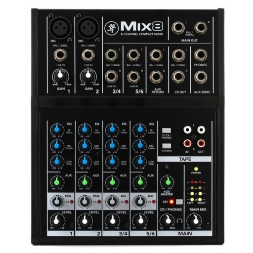 [MIX8] MACKIE MIX8 Consola 8 Entradas