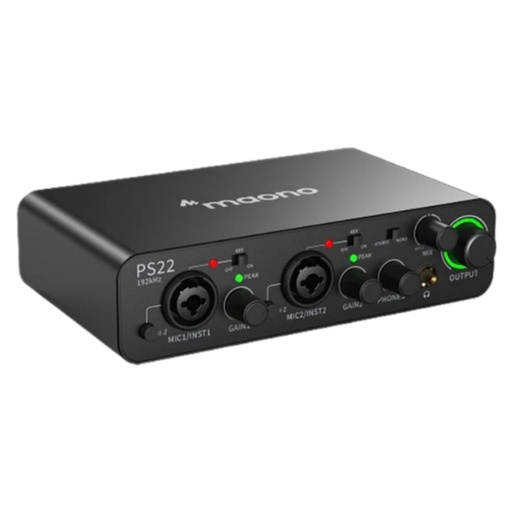 [PS22] MAONO PS22 Interface de Audio 2X2 USB