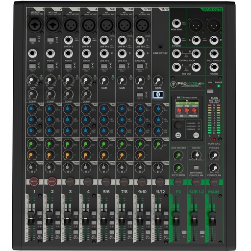 [PROFX12V3+ PLUS] MACKIE PROFX12v3+ PLUS Consola 12 Entradas USB con Bluetooth