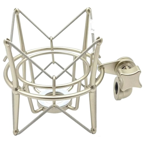 [SM001] CLAMP CLIP DE SOPORTE TIPO ARAÑA PARA MICROFONO DE ESTUDIO DE ROSCA AJUSTABLE SUU-AT2020 MARCA SUUNTOK