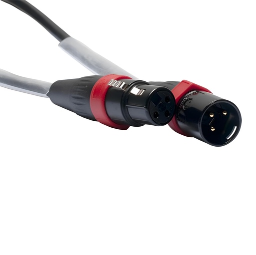 [AC3PDMX5PRO] ACCU CABLE AC3PDMX5PRO Cable DMX XLR 3 Pines 1.5mts