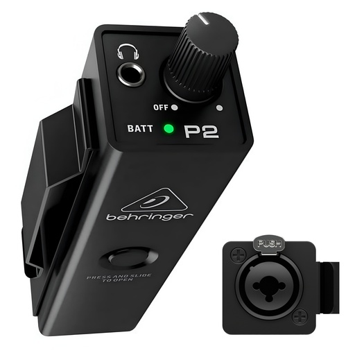 [P2 BEHRINGER] BEHRINGER P2 In-Ear Belt-Pack Monitor personal de Oído (AMPLIFICADOR DE AUDIFONOS)