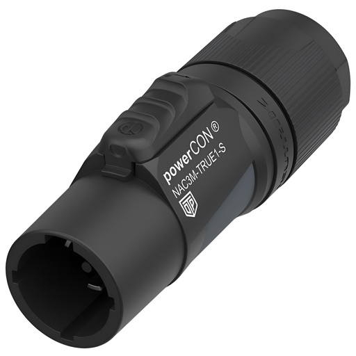 [NAC3M-TRUE1-S] NEUTRIK NAC3M-TRUE1-S POWERCON CORRIENTE 20A 250V AEREO IP65 o IP67
